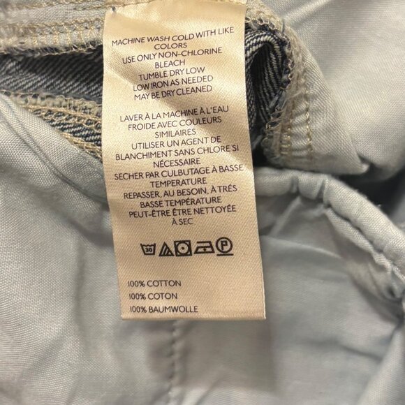 Pilcro Anthropologie Curve High-Rise Tapered Barrel Jeans Size 27 - Picture 7 of 7